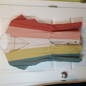 Entro Color Block Romper, Women's Size XL